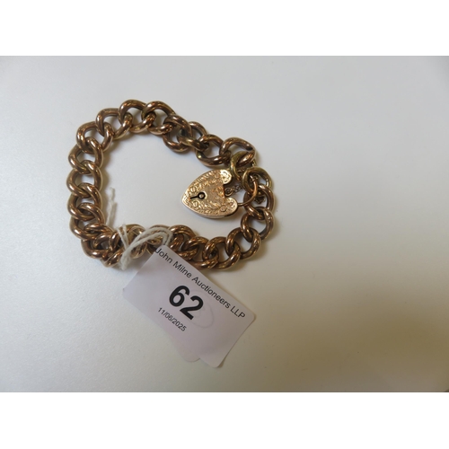 9ct. Gold Link Bracelet, 17.1 grams
