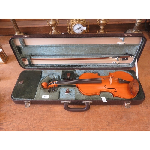 Handmade Violin by George Menzies, Forres 1992, with Fitted Case