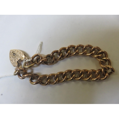 9ct. Gold Link Bracelet, 17.2 grams