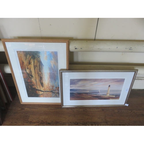 10 - Two Eric Auld Prints, Girdleness and Bennachie