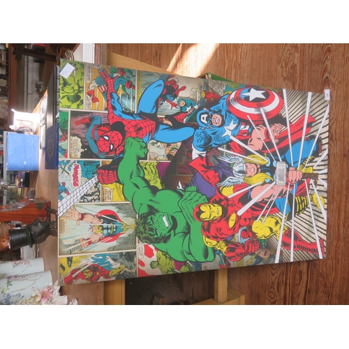 24 - Canvas Poster Print, The Avengers