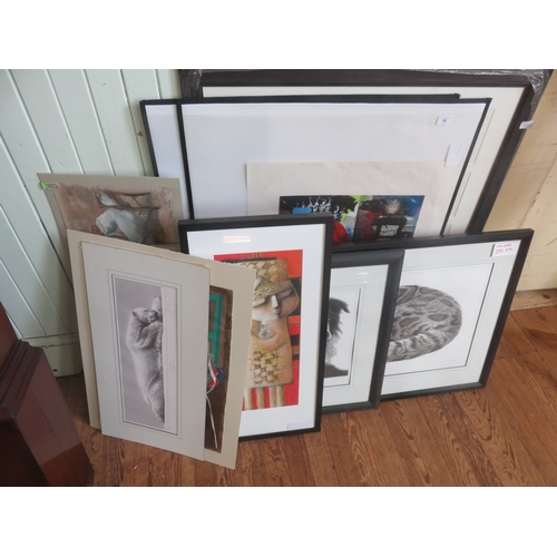 36 - Large Lot of Fashion Prints, Animal Prints and Others