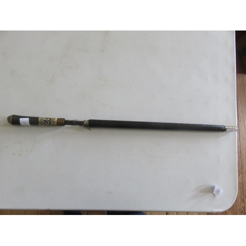 52 - Indian Bone Mounted Swagger Sword Stick