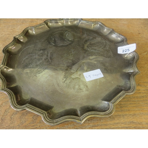 London Hallmarked Mappin and Webb Silver Salver - 29 troy oz.