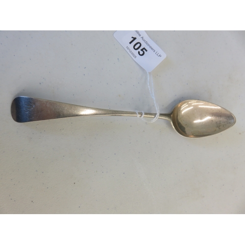 105 - Aberdeen Silver Mash Spoon by Nathaniel Gillet