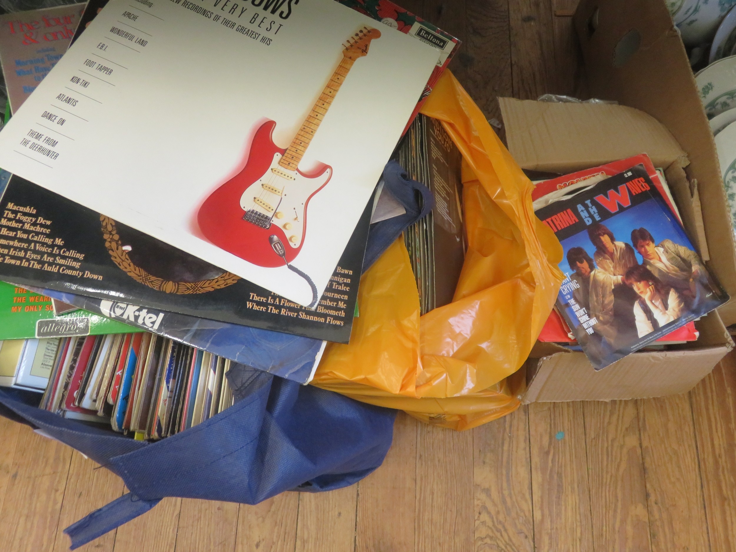 Two Bags and a Box of Records