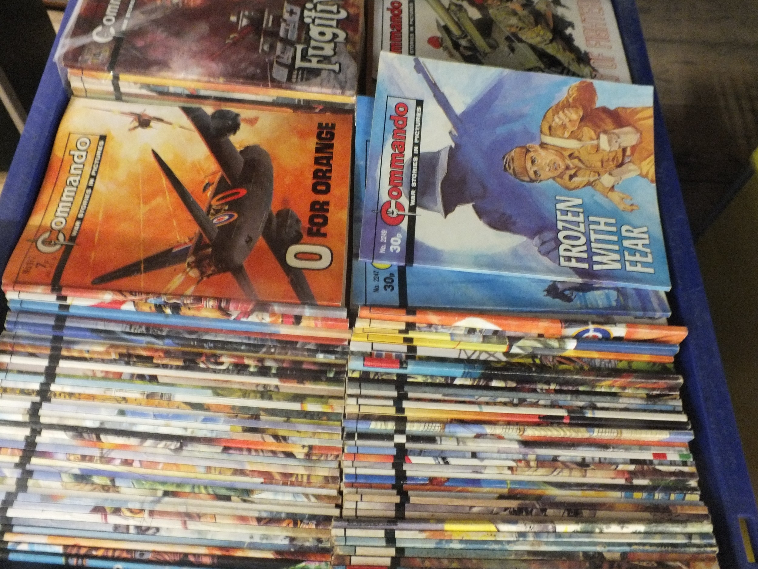 Two Crates of Commando Comics