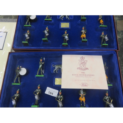 184 - Two Sets of Britains Lead Soldiers- Royal Irish Rangers
