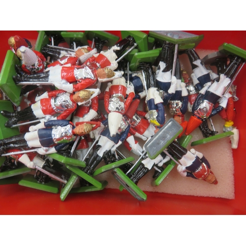 190 - Tub of Loose Britains Lead Soldiers- Horse Guards and Life Guards