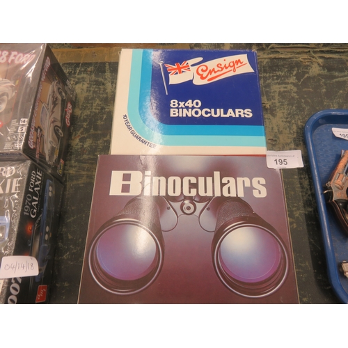 195 - Two Boxed Sets of Binoculars