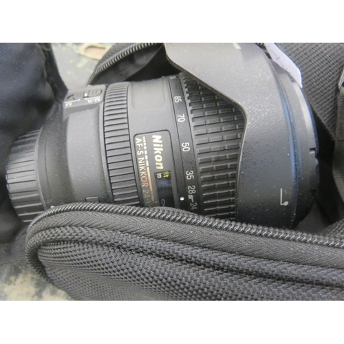 202 - Nikon AF-S Nikkor 24-120mm 1.4G ED Lens and HB53 Lens Hood