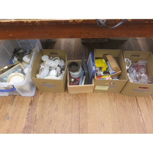205 - Five Boxes of Bric a Brac