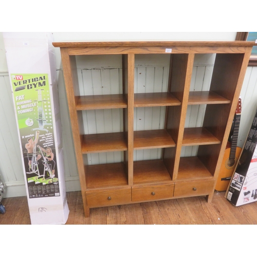 377 - Modern Open Pigeon Hole Shelf Unit