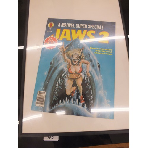Quantity of Jaws Ephemera- Reproduction Artwork, Film Stills, Jaws 2 ...
