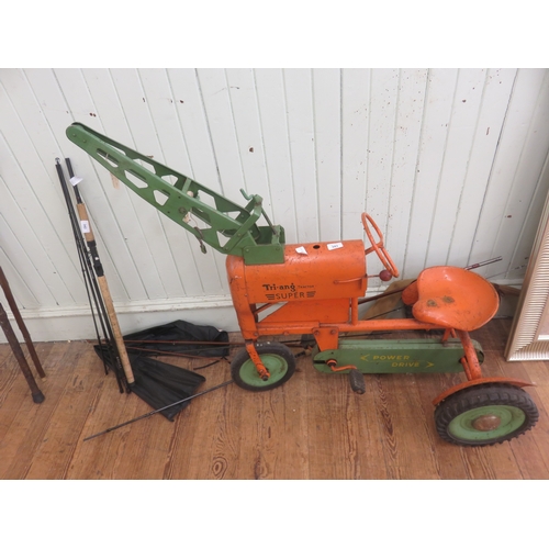 Metal Children's Triang Super Tractor