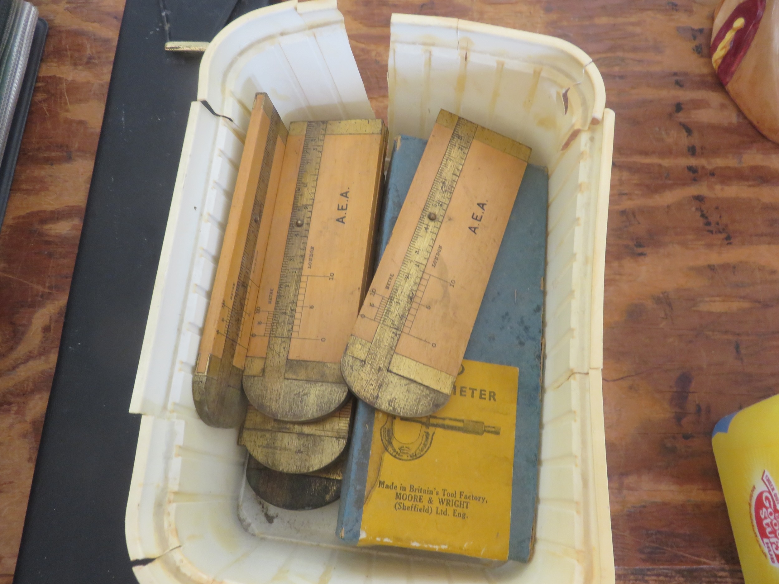 Box of Rulers and Micro Meter