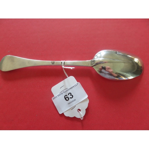 Scottish Provincial Tablespoon - John Walker, Aberdeen - Circa 1713