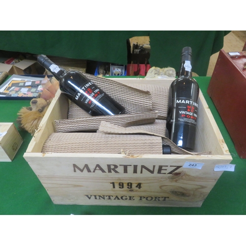 Case of Twelve Bottles of Martinez 1994 Vintage Port