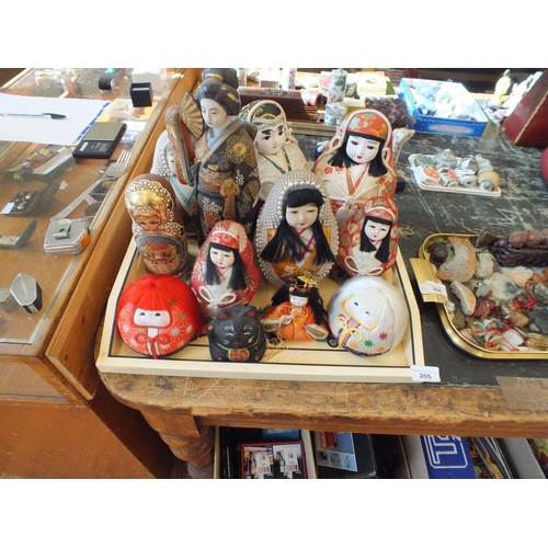 Quantity of Modern Oriental Figures and an earlier Geisha Figure
