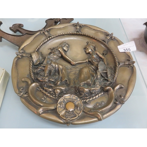 355 - 'Breakthrough' Channel Tunnel Plaque