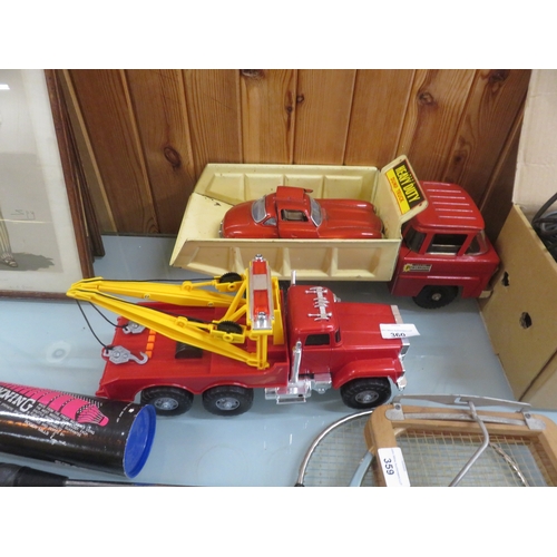 360 - Tonka Truck, Pickup Truck and a Car