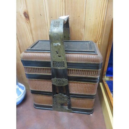 369 - Chinese Four Tier Storage Box