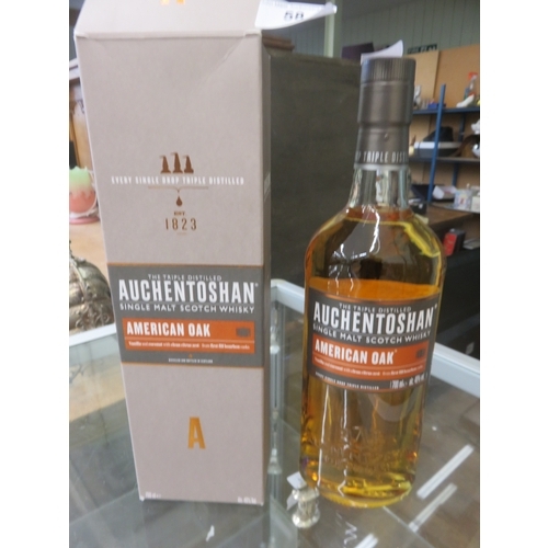 58 - Boxed Bottle of Auchentoshan Malt whisky