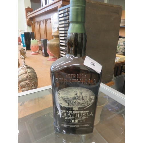 60 - Bottle of Strathisla Malt whisky - 12 year old
