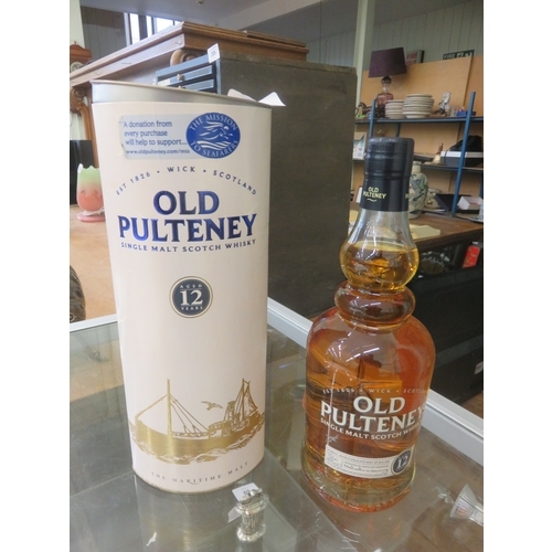 38 - Boxed Bottle of Old Pulteney 12 year old Malt Whisky