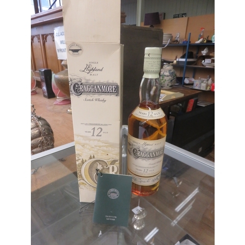 48 - Boxed Bottle of Cragganmore Malt Whisky - 12 year old