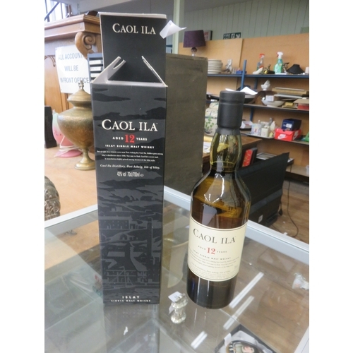 49 - Boxed Bottle of Caol Ila 12 year old Malt Whisky