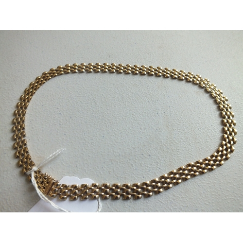 Modern 9ct Gold Necklace, 25.2 grams