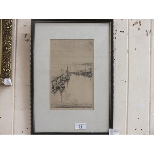23 - Framed Etching 