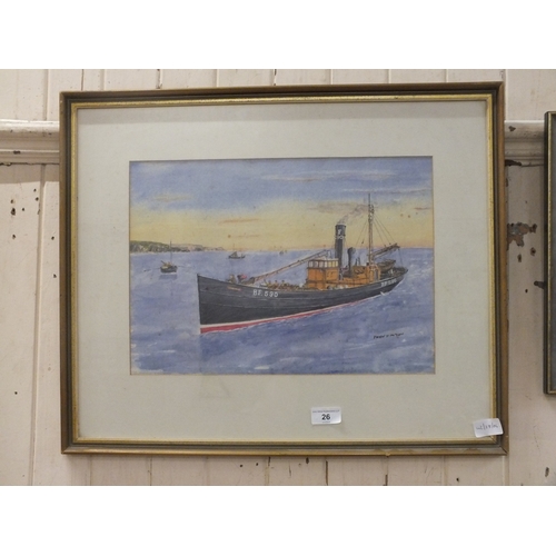 26 - Framed Watercolour 