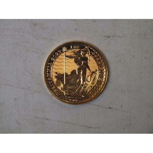 34 - 2023 Britannia Fine Gold One Ounce Coin