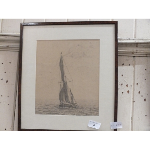 8 - Framed Etching 