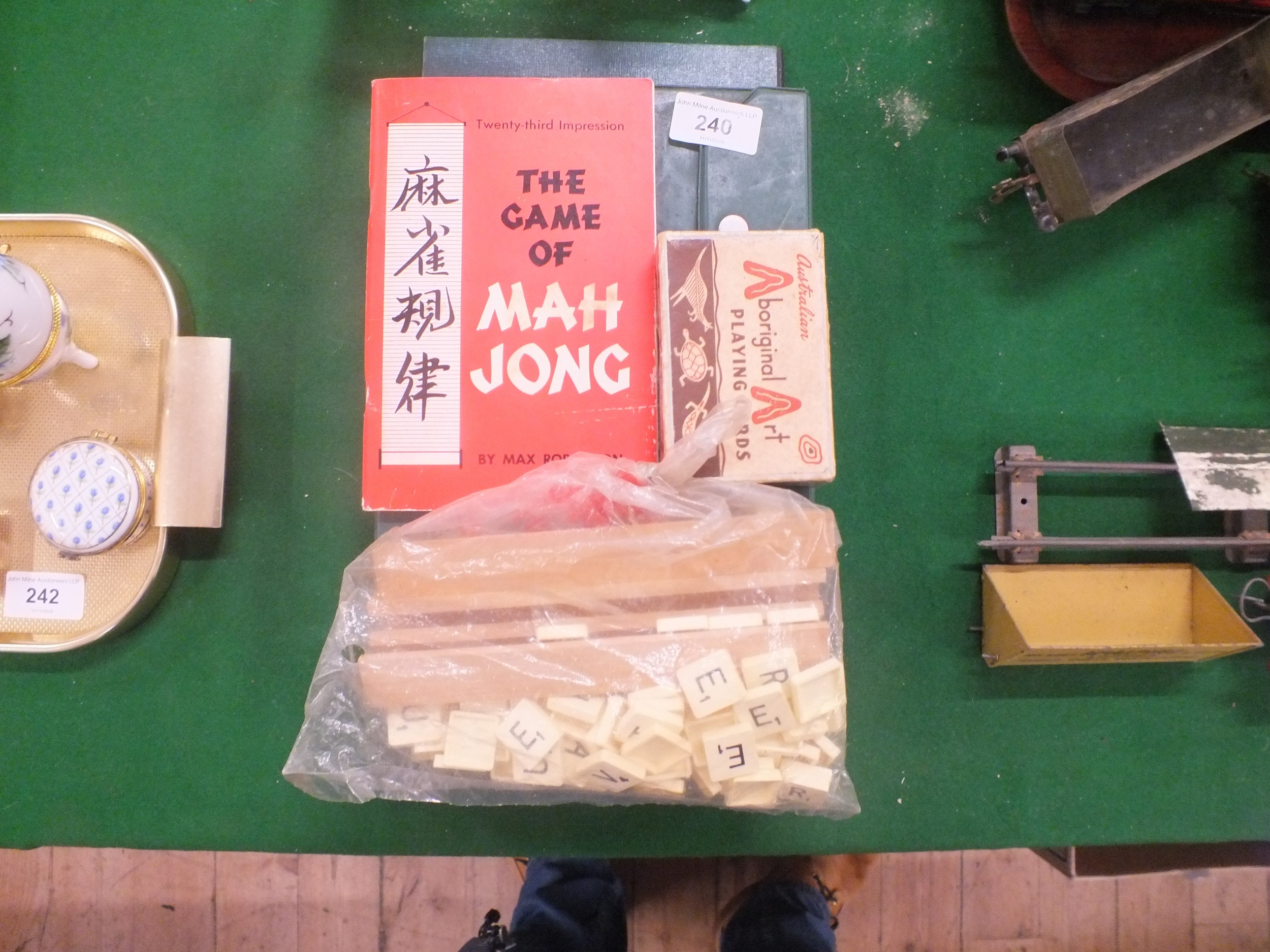 Mahjong and Scrabble Set