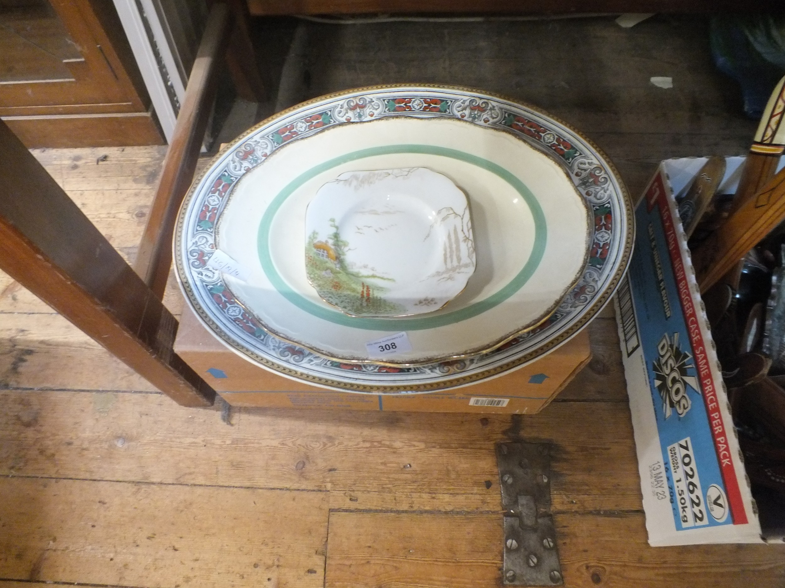 Melba Tea Service and two Ashets