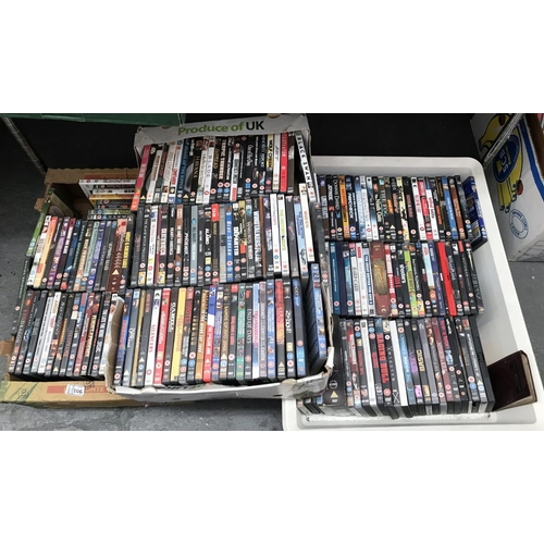 106 - 3 Boxes containing DVDs