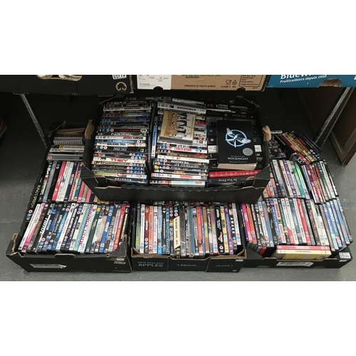 120 - 4 Boxes containing DVDs