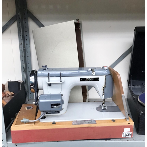 140 - Jones sewing machine