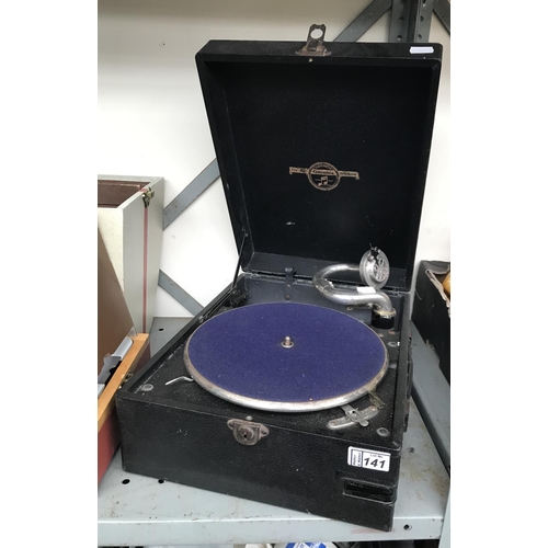 141 - Columbia portable gramophone
