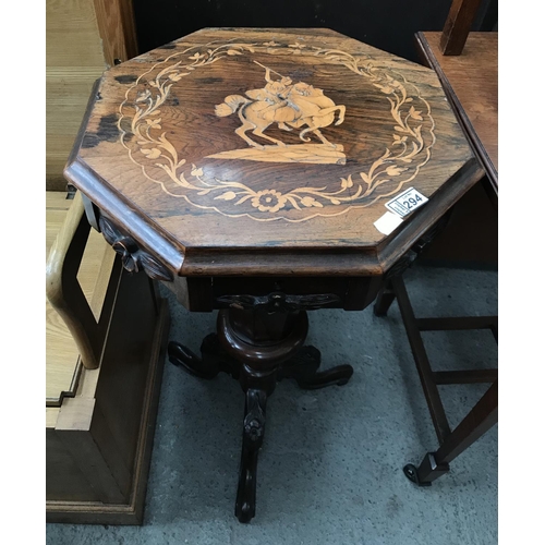 294 - Octagonal sewing table