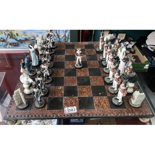 583 - Military themed chess set