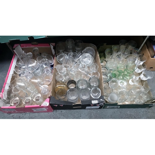 78 - 3 Boxes containing drinking glasses