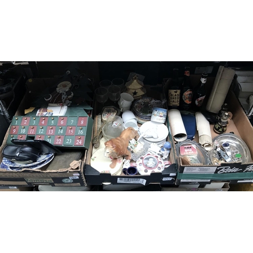 83 - 3 Boxes containing various ornaments and a watch etc