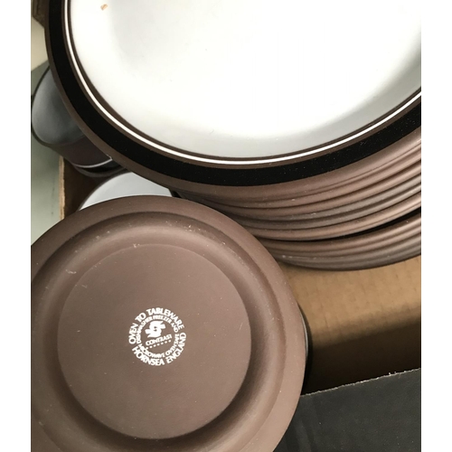 119 - Box containing Hornsea dinnerware