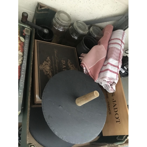 15 - Collection of vintage kitchenalia including scales