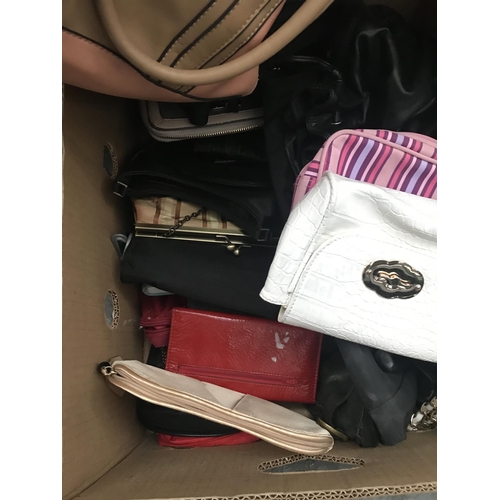 26 - 2 Boxes containing handbags etc