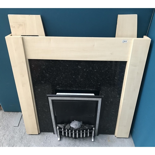 381A - Electric fire and surround